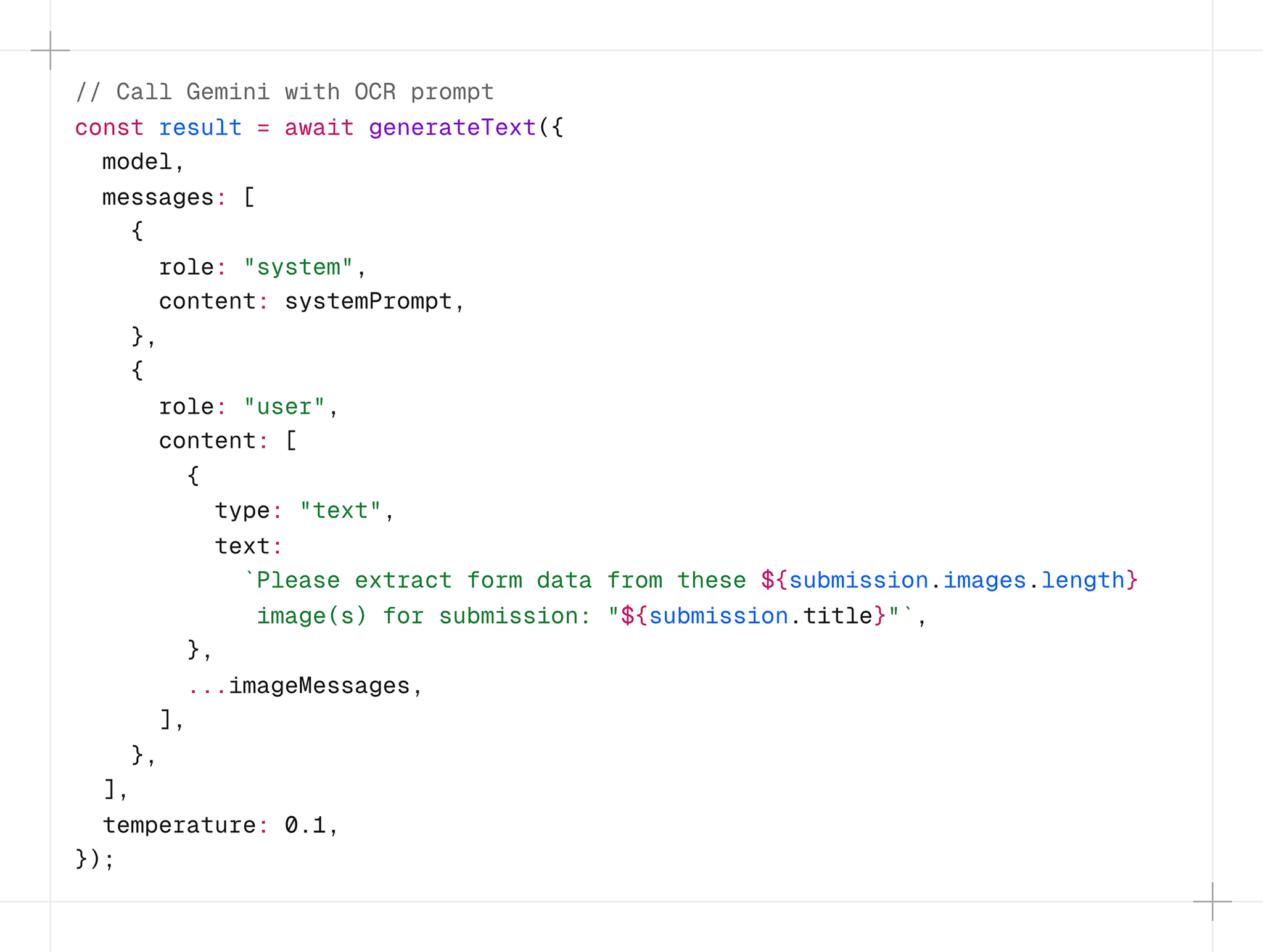 Form Code